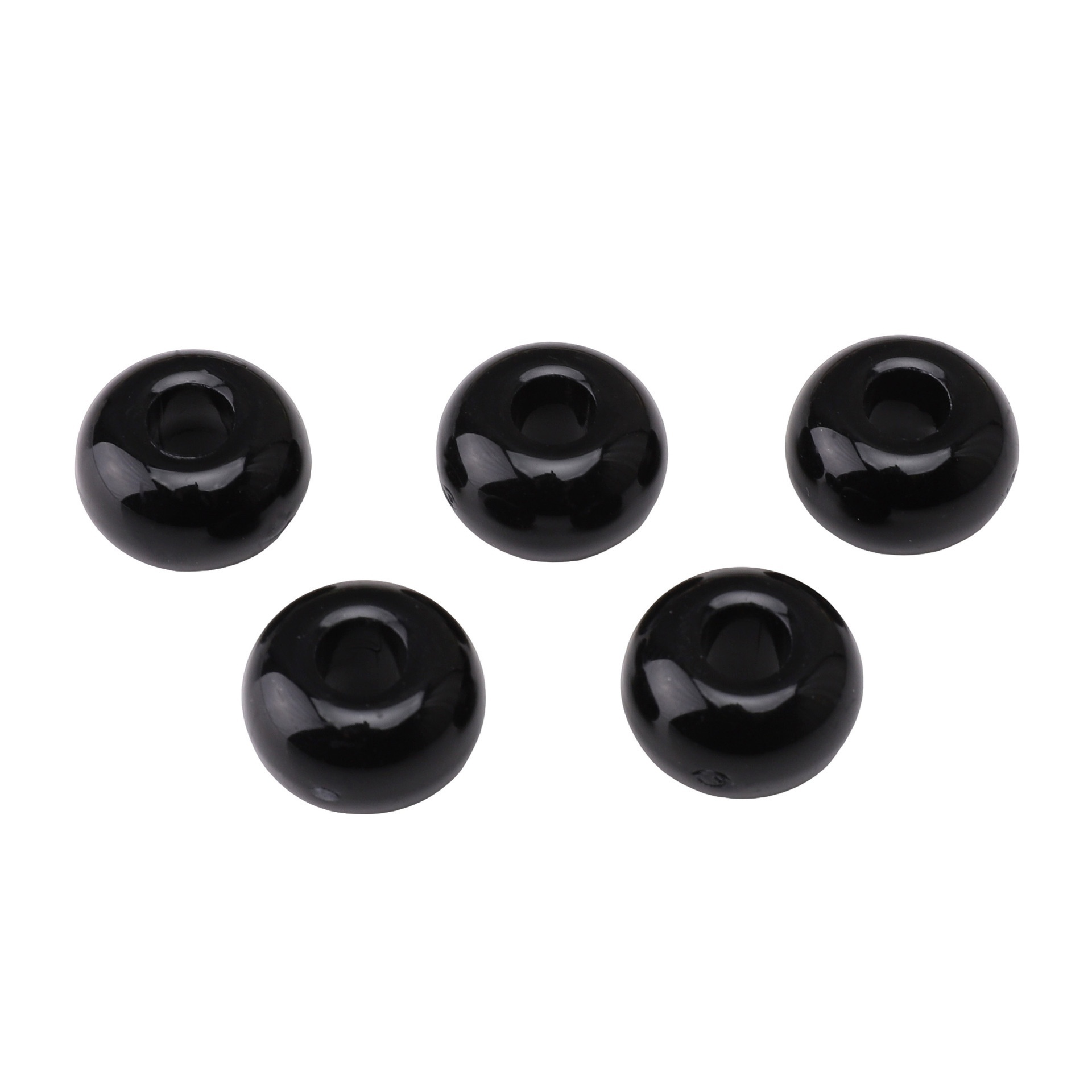 Large Hole Abacus Shaped Flat Acrylic Beads, DIY Phone Charm Handmade Jewelry Loose Beads Wholesale