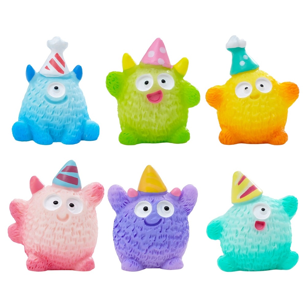 Cute Big-Eyed Monster Mini Figurine Beads, DIY Ornament Accessories for Car & Desktop Decoration Wholesale