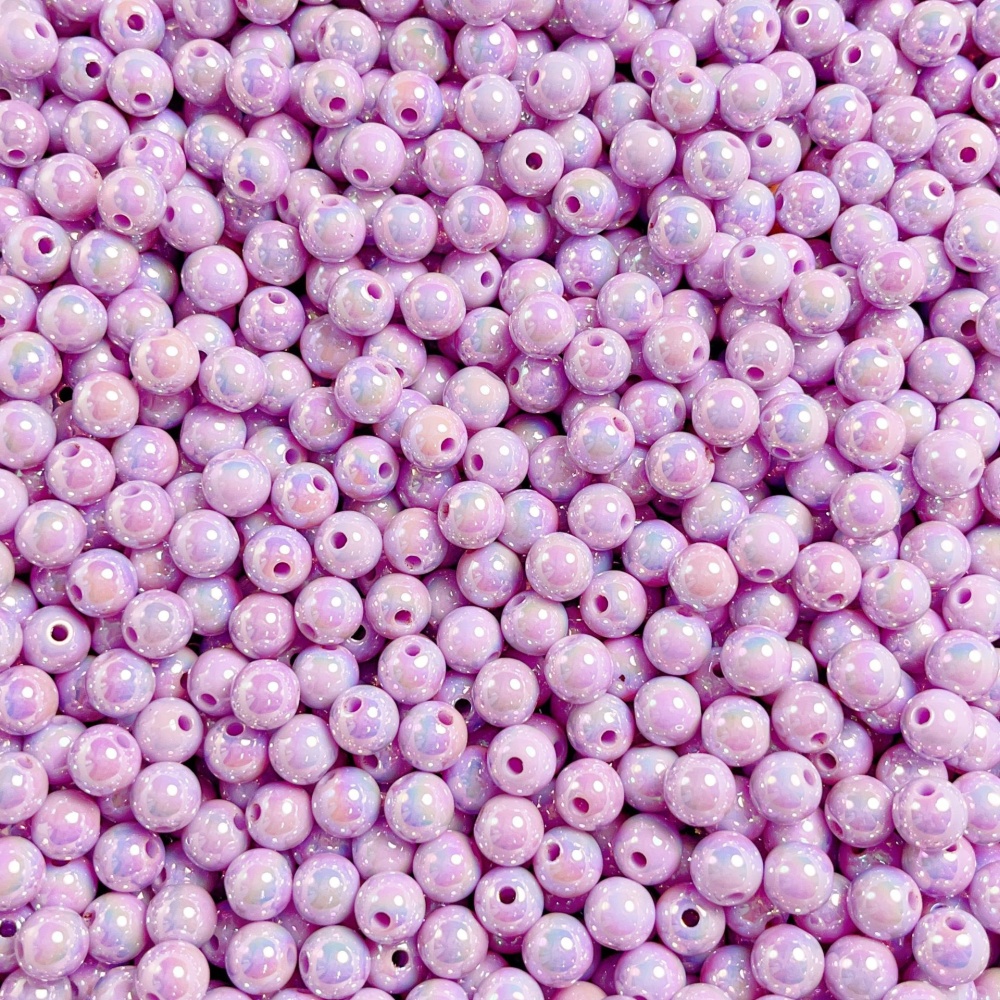 Mabe Luminous Cream Solid Round Spacer Beads, DIY Bracelet Phone Lanyard Handmade Jewelry Making Supplies Wholesale