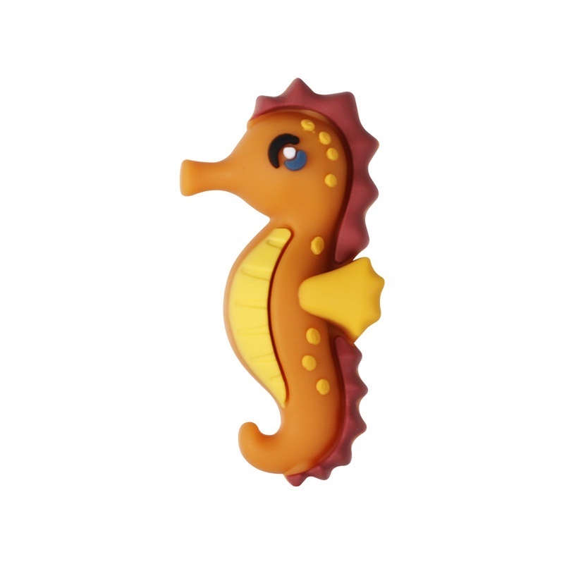 New 3D Shark Silicone Beads Animal Loose Beads DIY Pen Decoration Kids Bracelet Jewelry Craft Accessories
