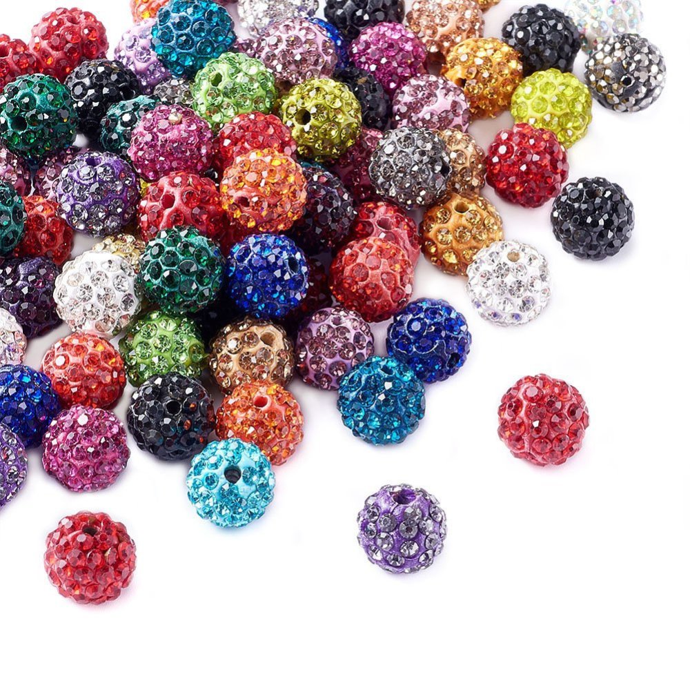 Marble Pattern Resin Large Hole Spacer Beads, DIY Loose Beads for Bracelet Jewelry Making Accessories Wholesale