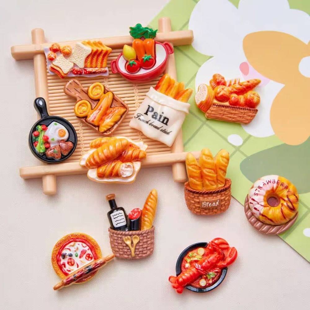 Cartoon Resin food Charms Wholesale, DIY Accessories for Phone Case, Cream Glue & Hair Clips