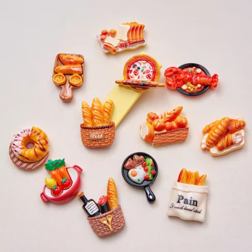 Cartoon Resin food Charms Wholesale, DIY Accessories for Phone Case, Cream Glue & Hair Clips