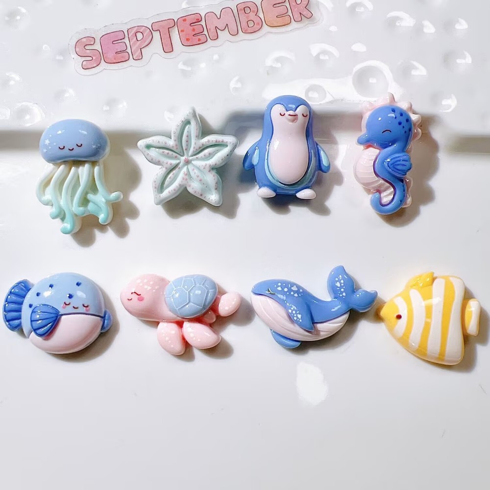 Cartoon Animals  Resin Craft Accessories Wholesale, Supplies for All Kinds of Cream Glue Handworks