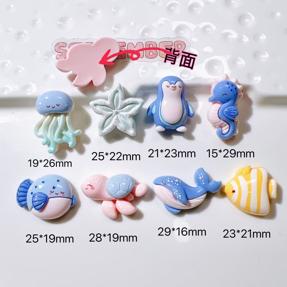 Cartoon Animals  Resin Craft Accessories Wholesale, Supplies for All Kinds of Cream Glue Handworks