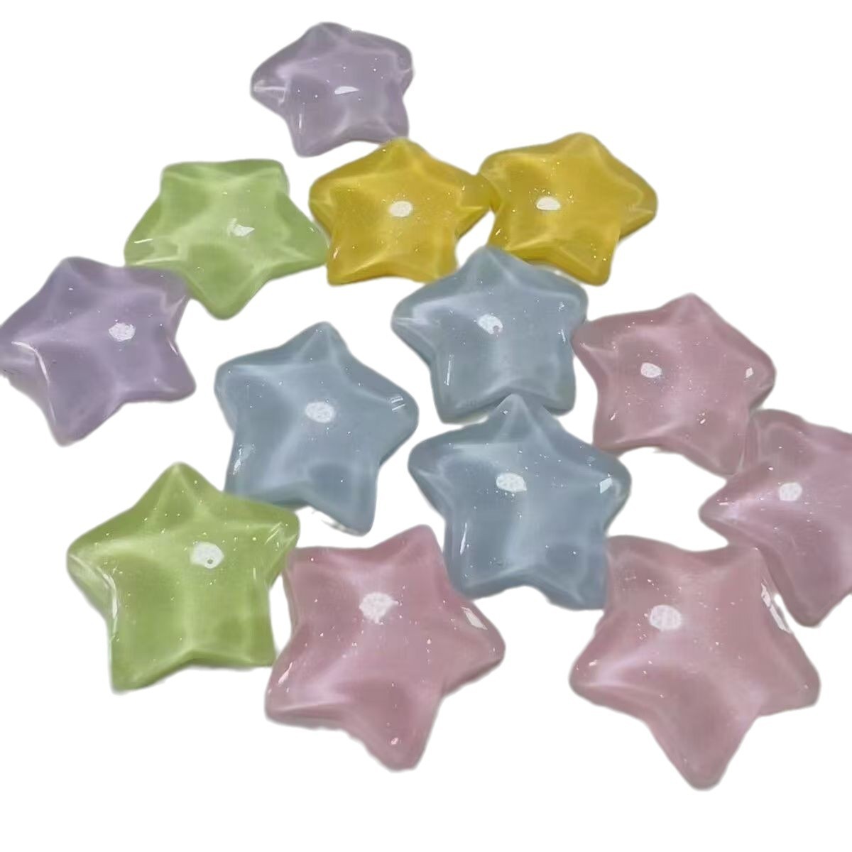 Cute flowers Resin Ornaments Bulk, Craft Materials for Cream Glue Handicrafts