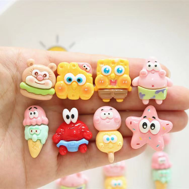 Adorable Cartoon Resin Charms, Wholesale Supplies for Cream Glue DIY Creations
