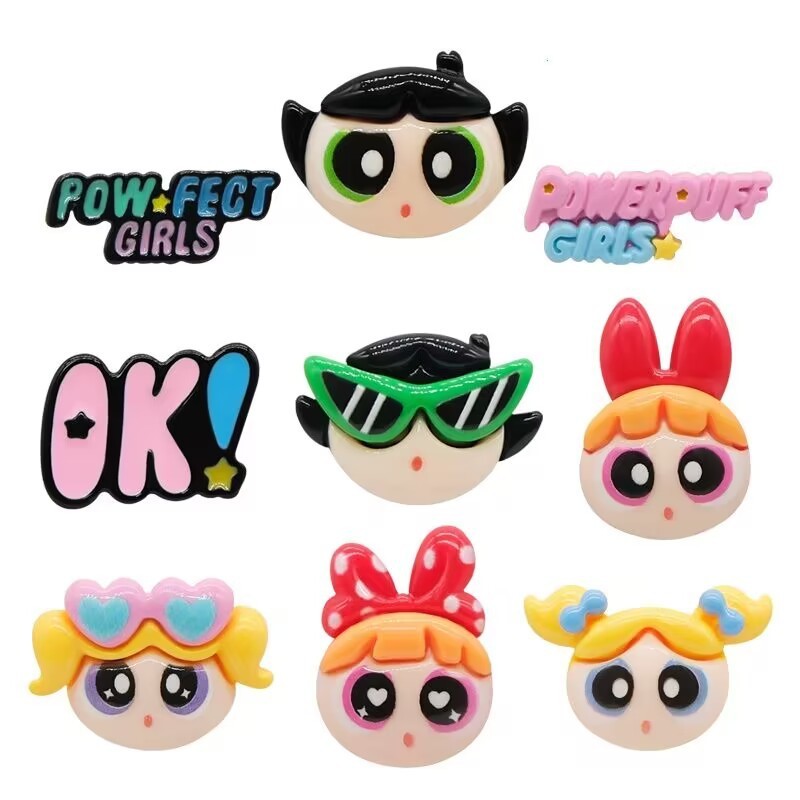 DIY Craft Materials Wholesale, Cartoon Resin Ornaments for Hair Clips & Casing Decor