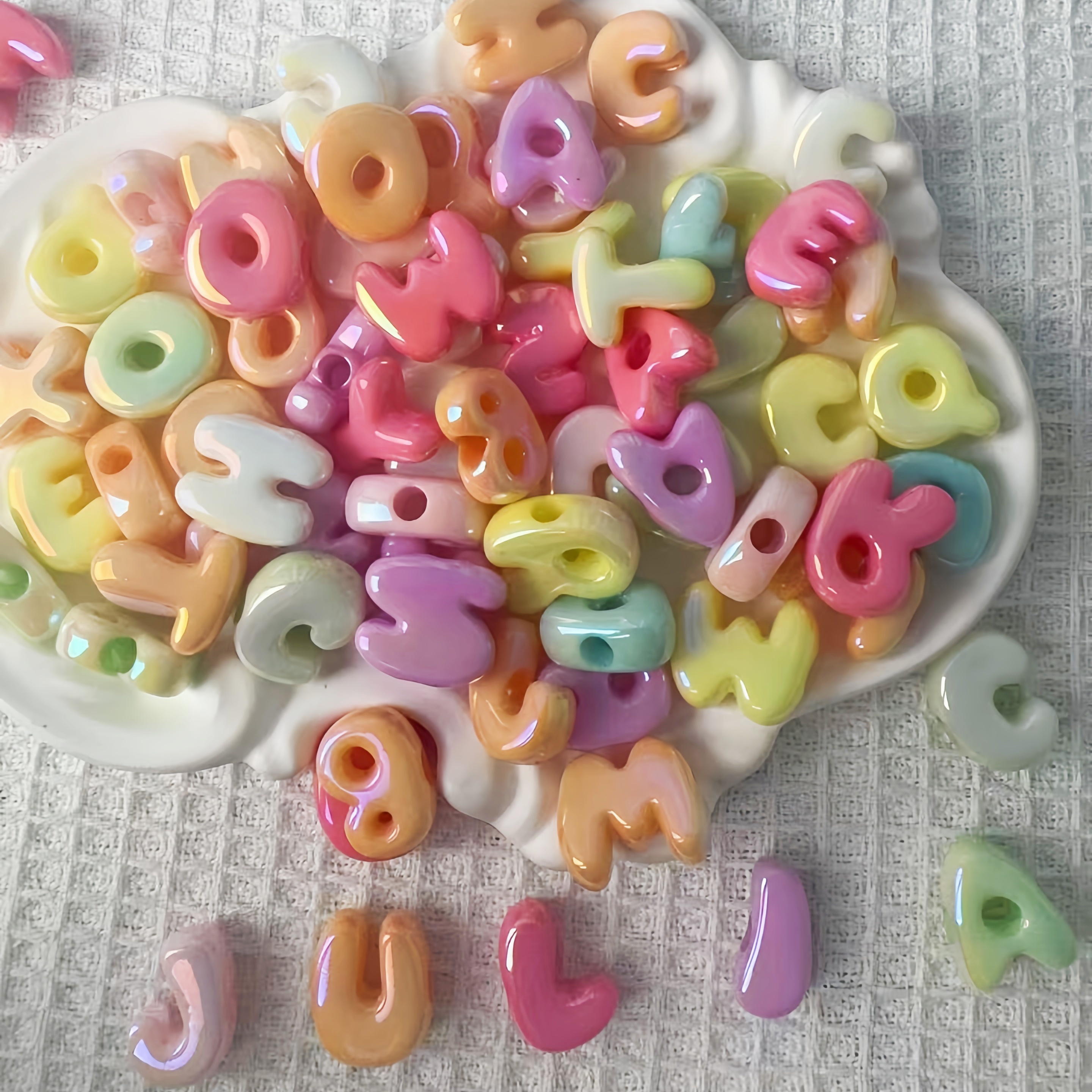 Rainbow UV Print DIY Large Capital Letters | Glossy Iridescent Decor Letters
