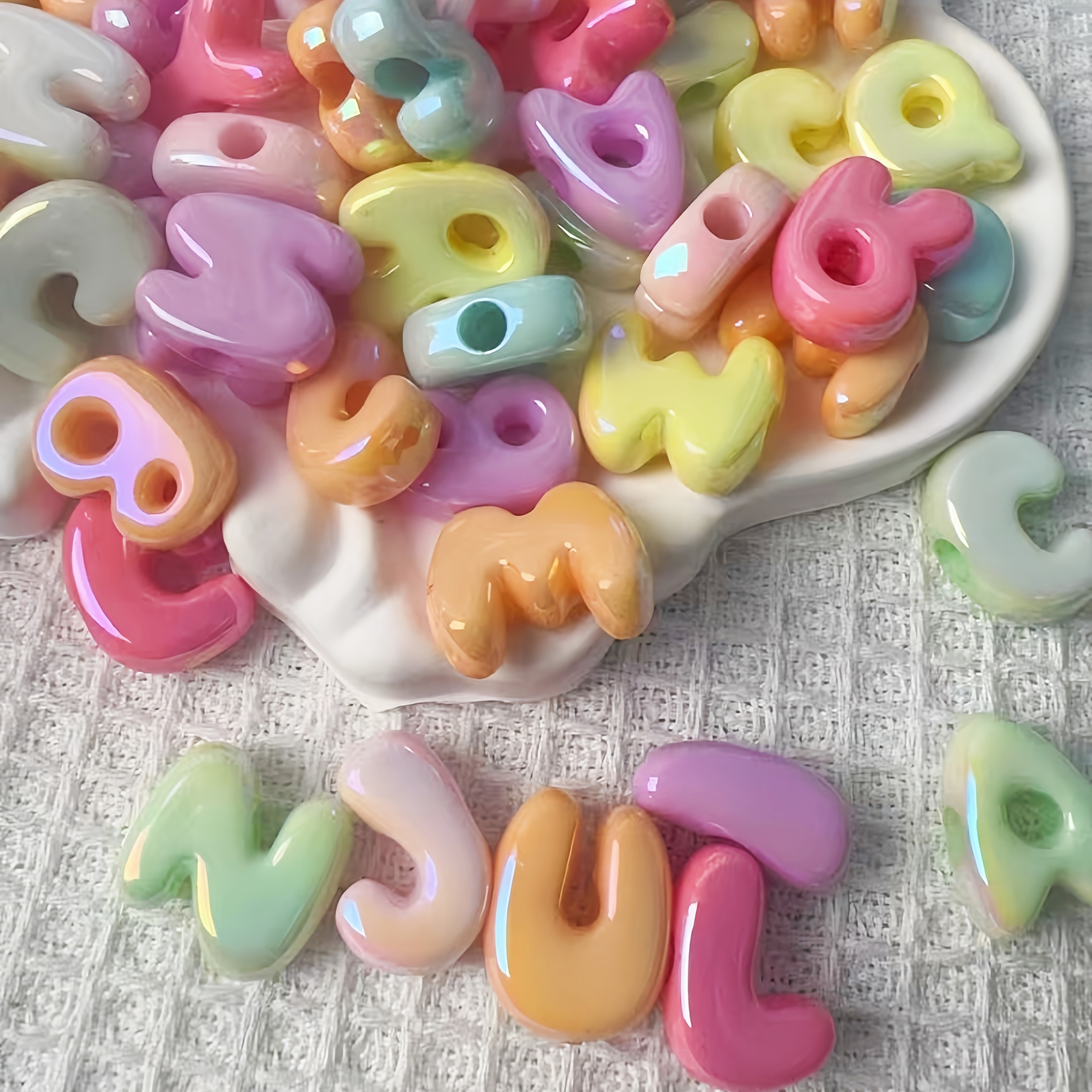 Rainbow UV Print DIY Large Capital Letters | Glossy Iridescent Decor Letters