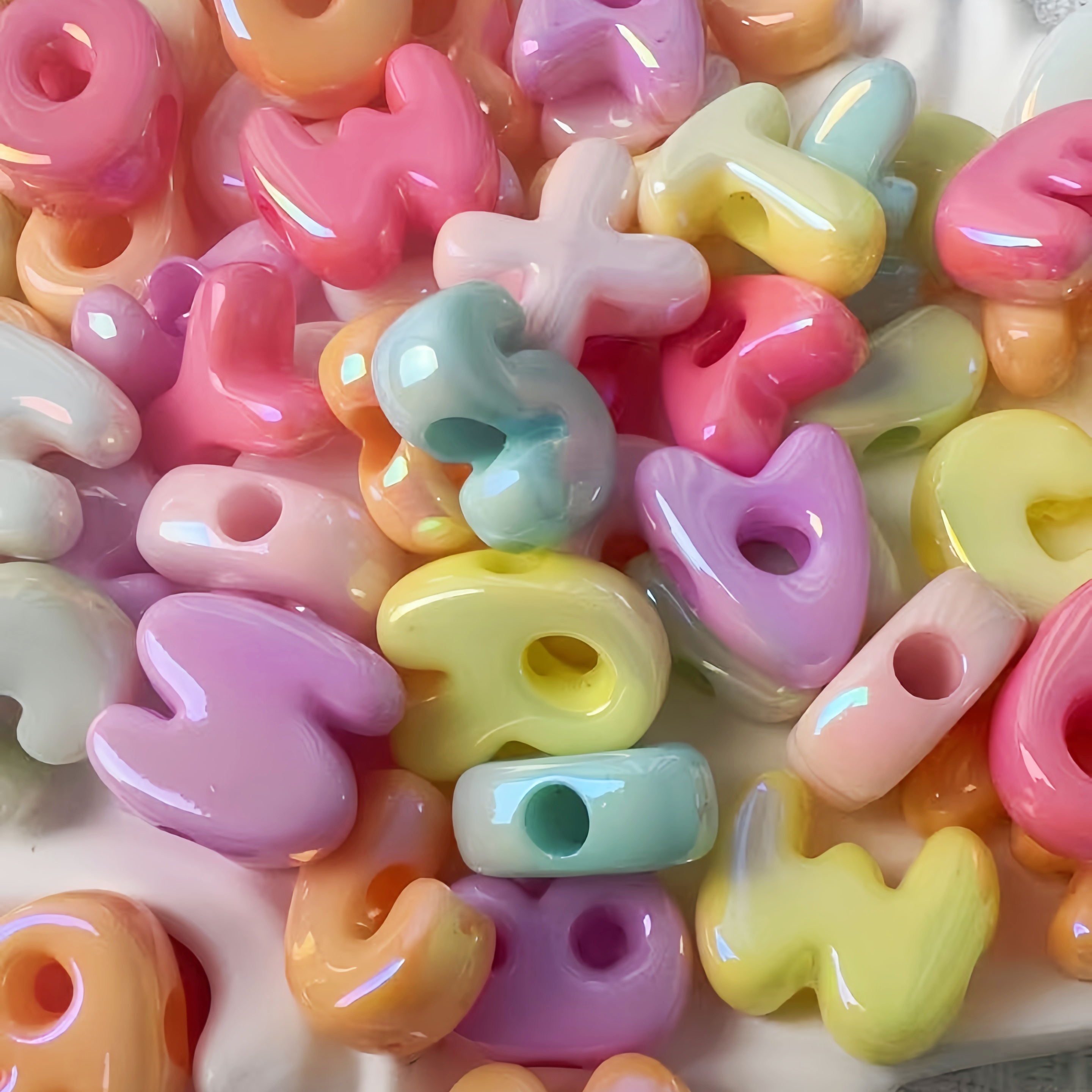 Rainbow UV Print DIY Large Capital Letters | Glossy Iridescent Decor Letters