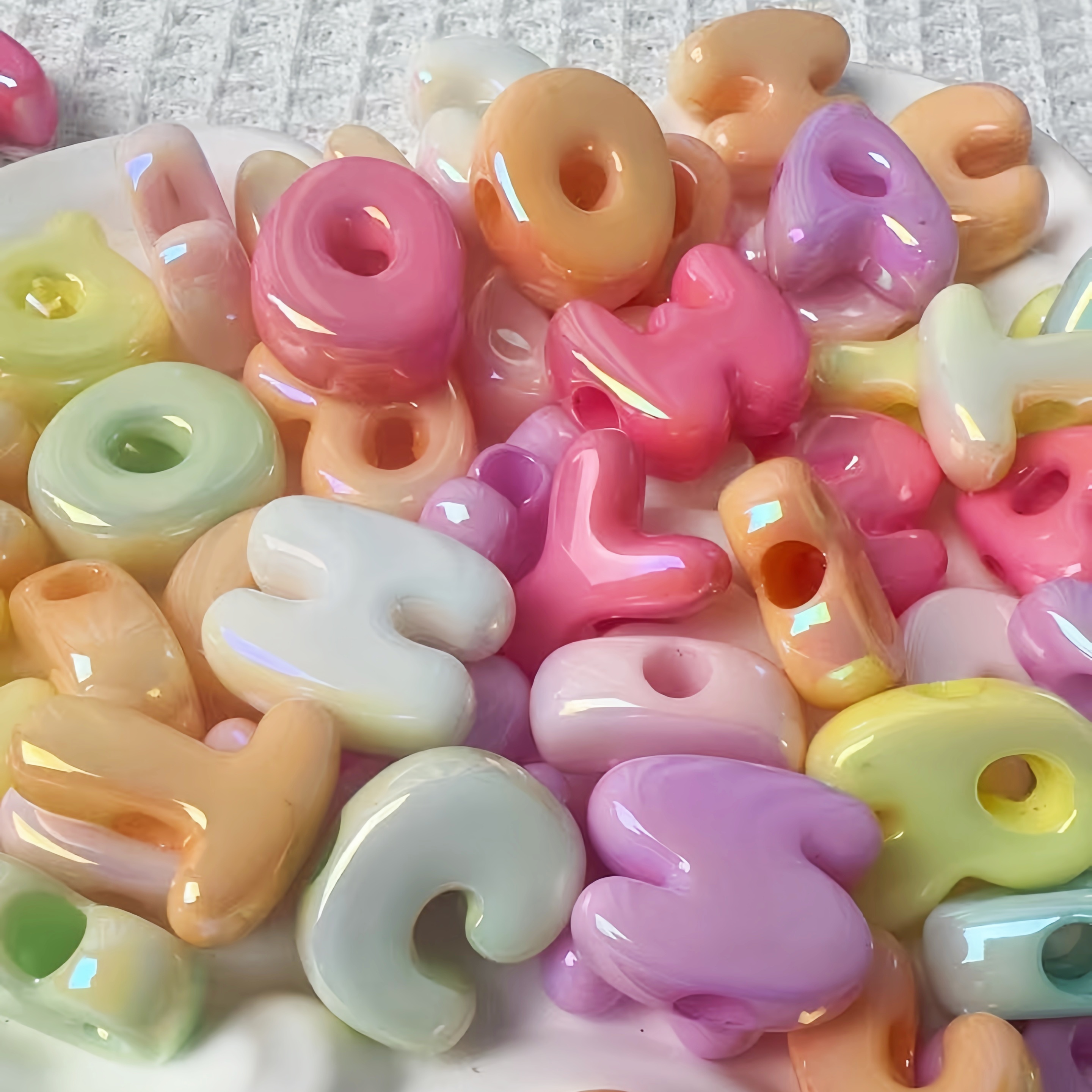 Rainbow UV Print DIY Large Capital Letters | Glossy Iridescent Decor Letters