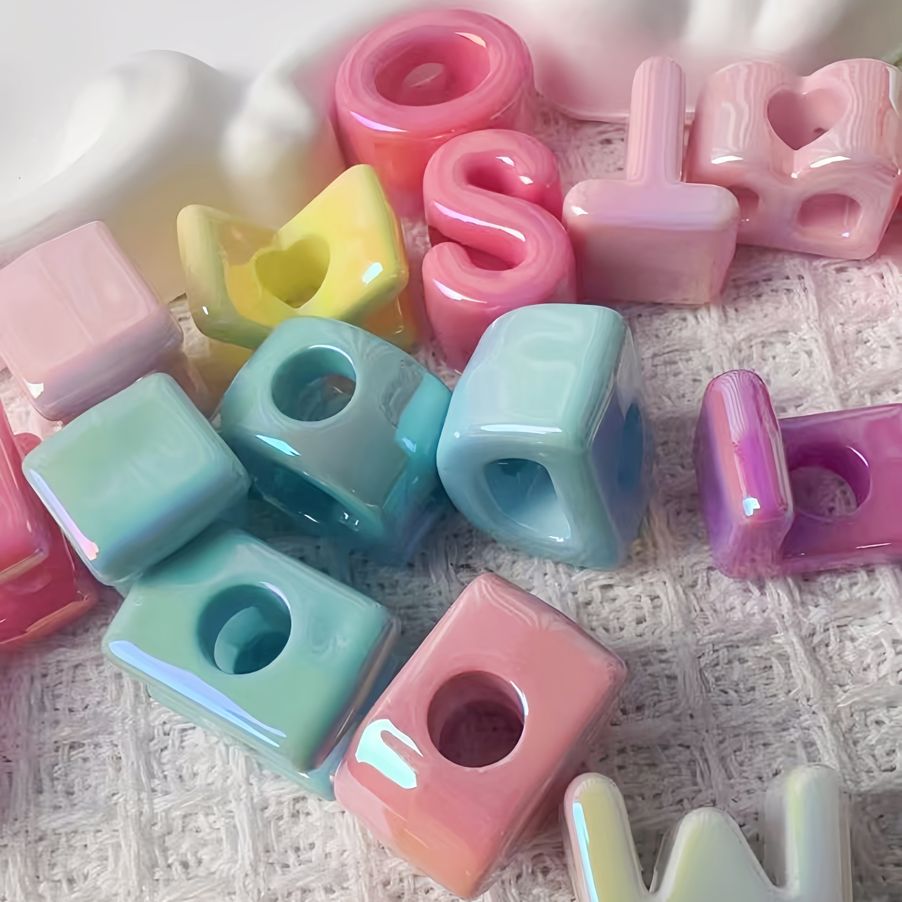 Holographic UV DIY Big Capital Letters | Color Shifting Large Alphabet Signs