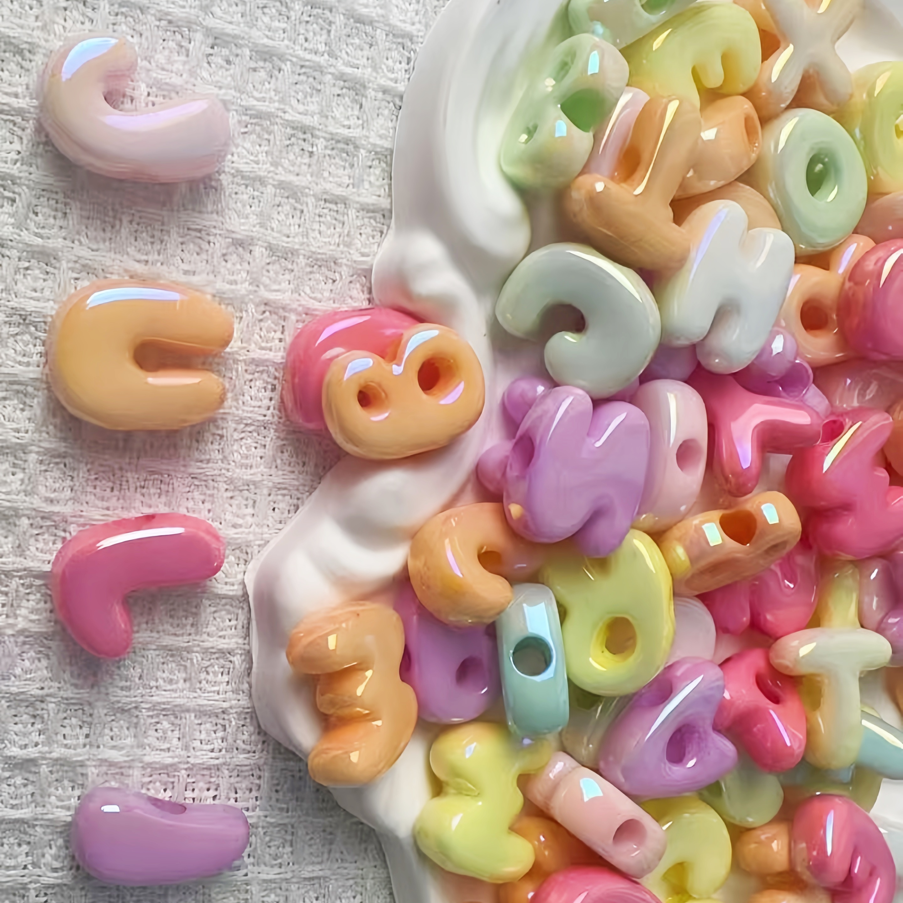 Rainbow UV Print DIY Large Capital Letters | Glossy Iridescent Decor Letters