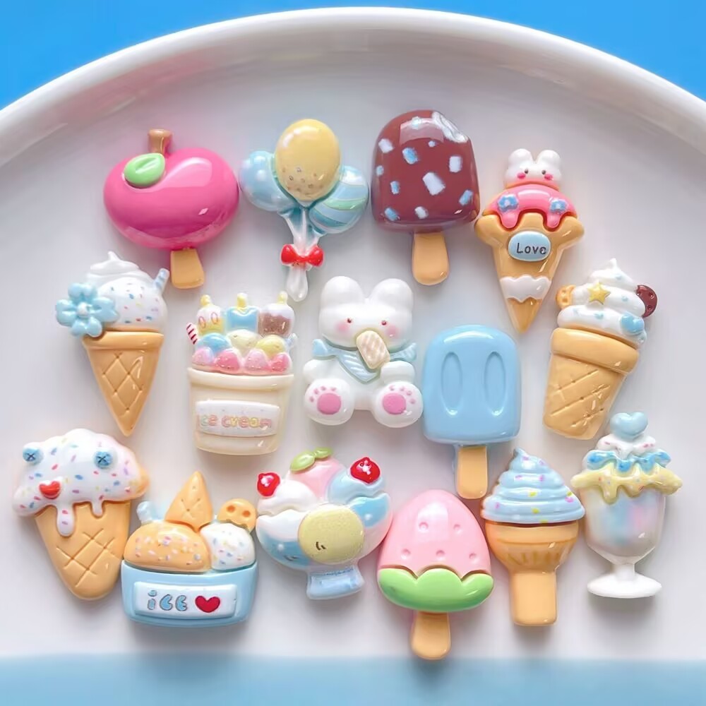 Bulk Resin Cartoon Craft Parts Wholesale Cute DIY Handcraft Accessories