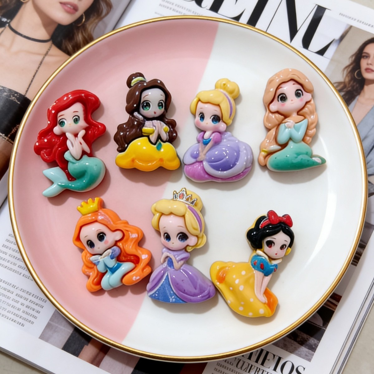 Cartoon Resin DIY Craft Charms Wholesale Low MOQ for Small Business