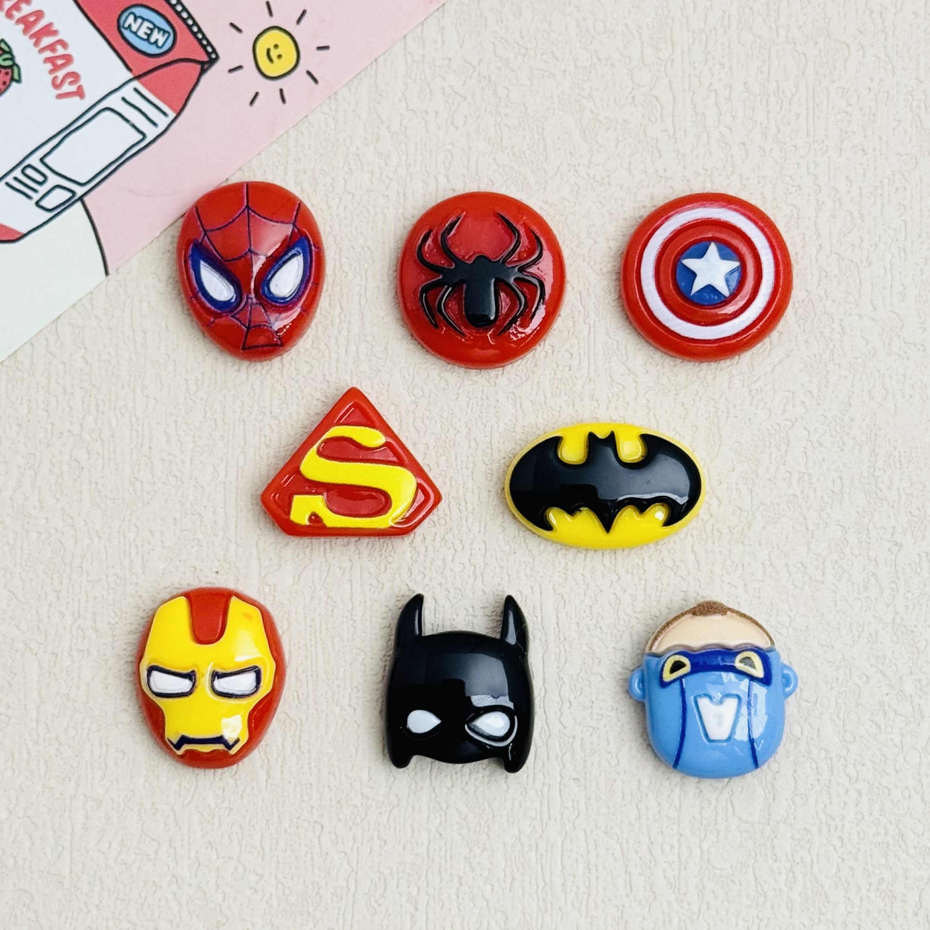 Wholesale Cartoon Resin Craft Charms Assorted Shapes for Handicrafts