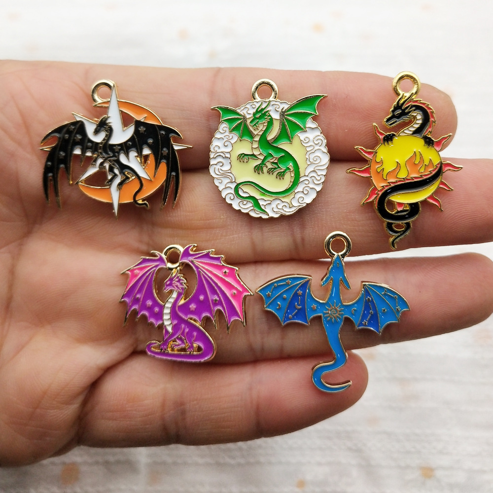 Enamel Alloy Charms Wholesale, DIY Metal Pendants for Handmade Jewelry Making