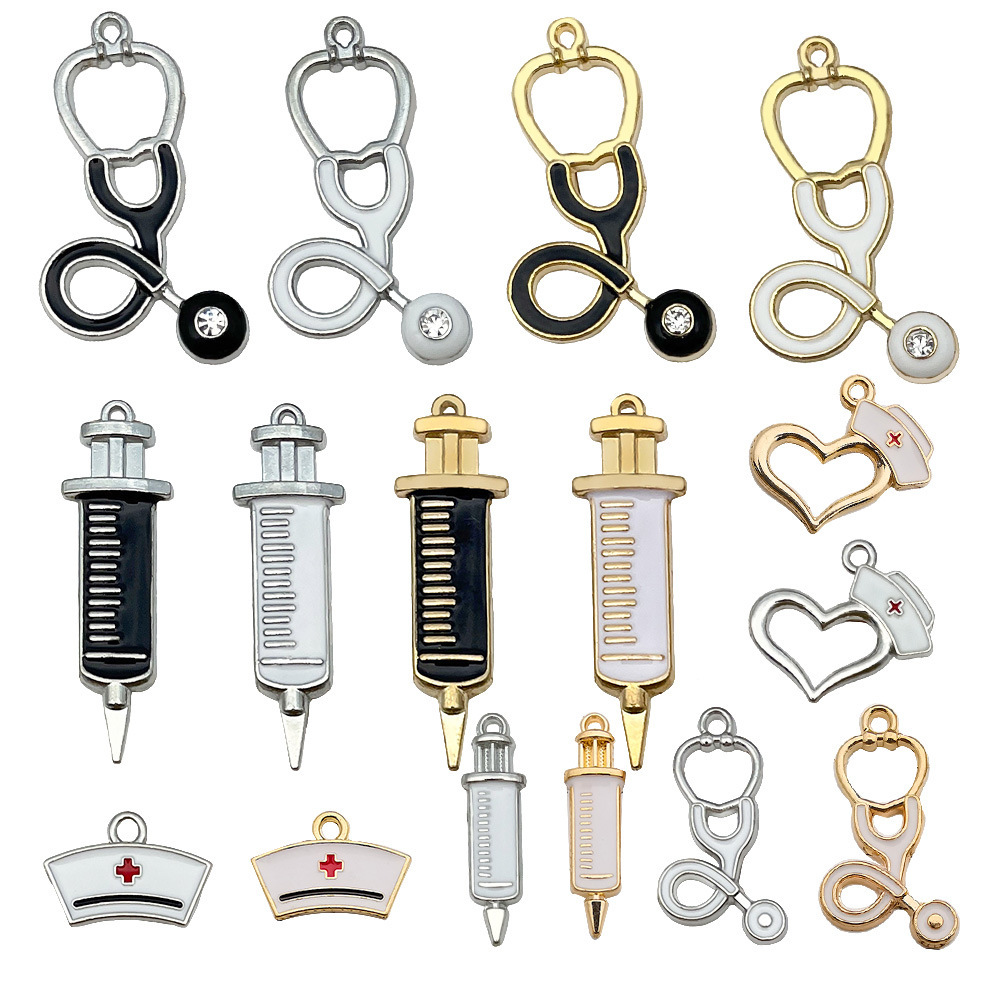 Assorted Enamel Alloy Charms Bulk, Wholesale Metal Pendant Accessories