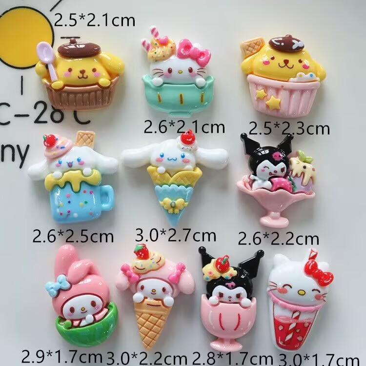 Cartoon Resin Embellishments Wholesale, Versatile DIY Craft Parts