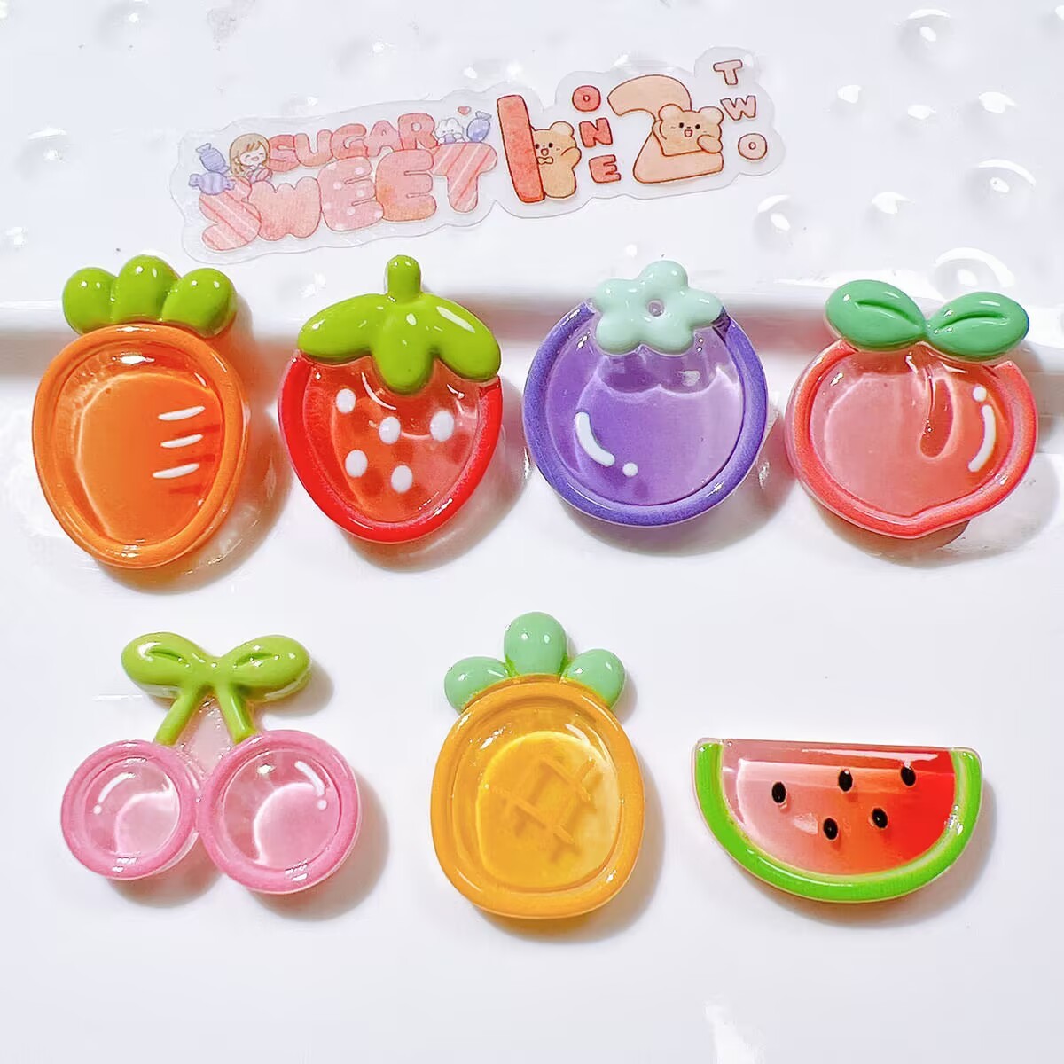 Multi-Style Cartoon Resin Trinkets Bulk Wholesale DIY Craft Supplies