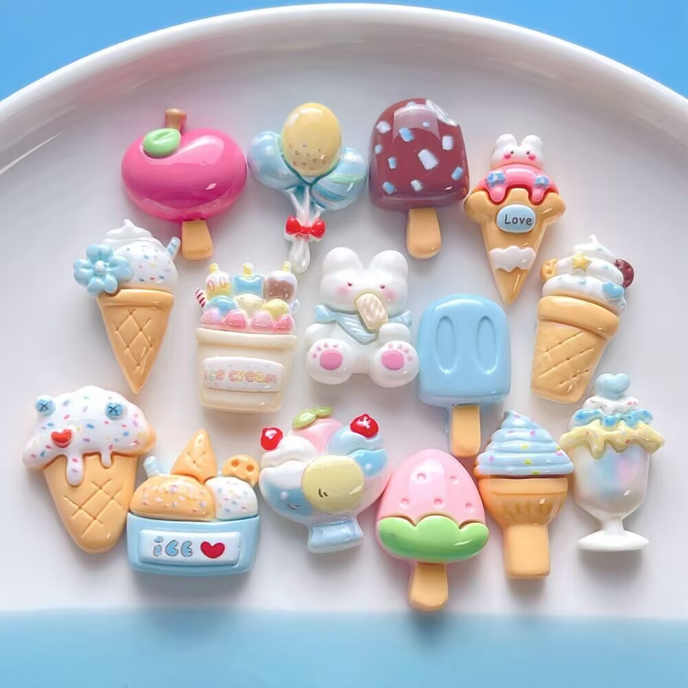 Bulk Resin Cartoon Craft Parts Wholesale Cute DIY Handcraft Accessories
