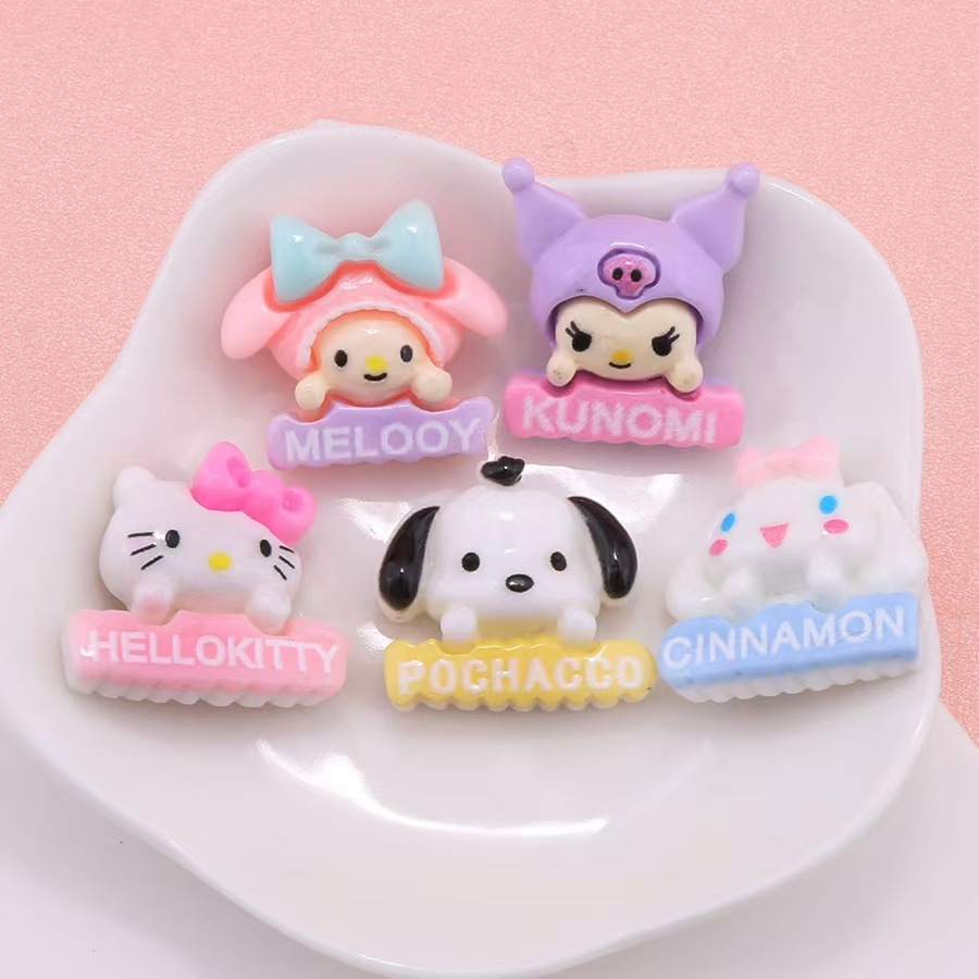 High Gloss Cartoon Resin DIY Charms Bulk Wholesale Craft Accessories