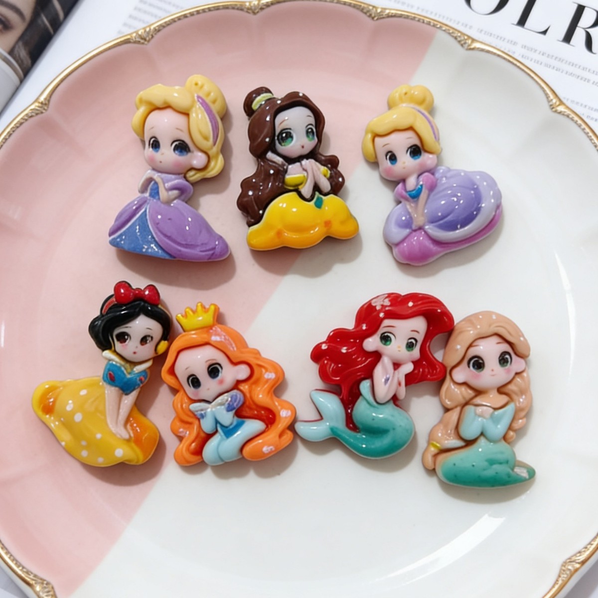 Cartoon Resin DIY Craft Charms Wholesale Low MOQ for Small Business