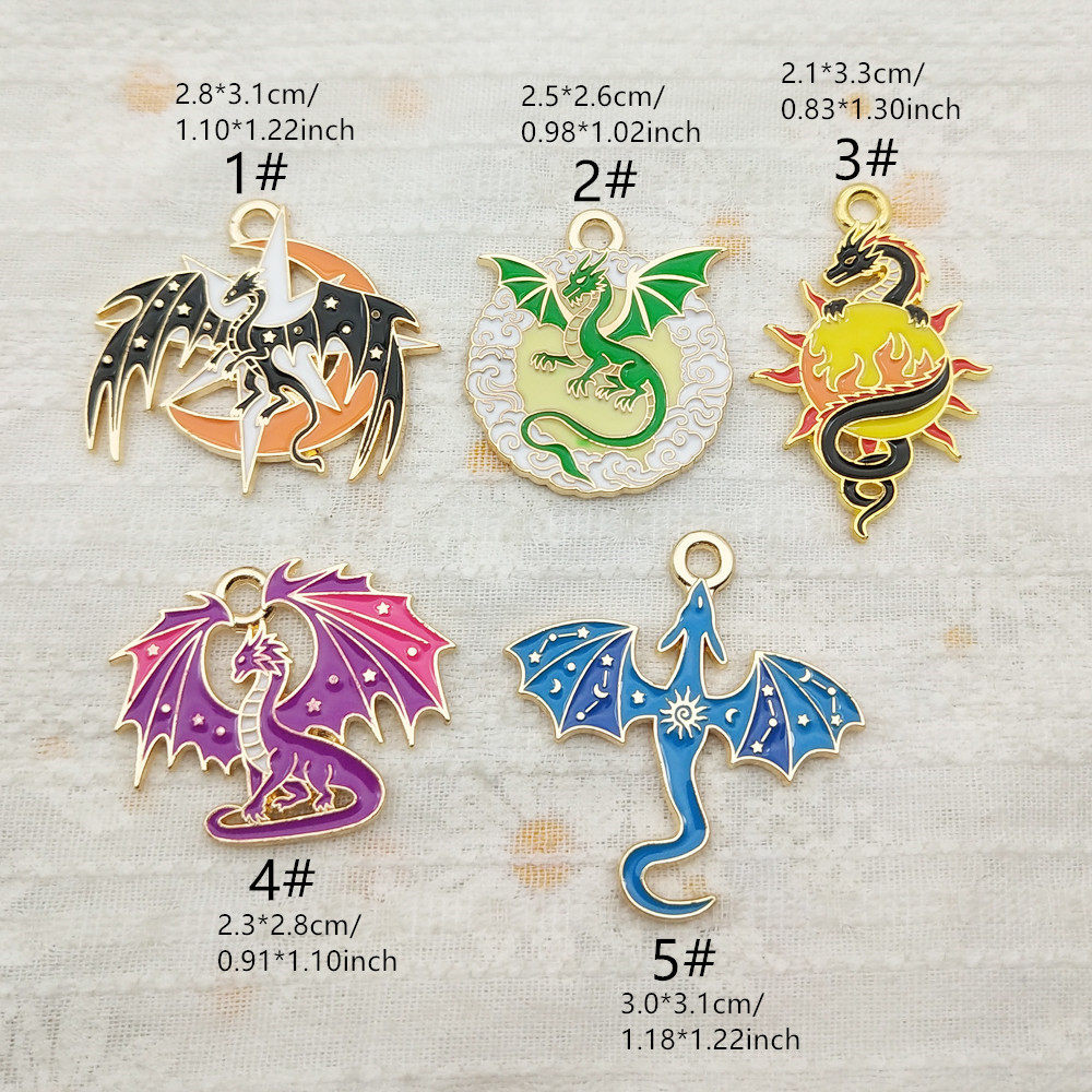 Enamel Alloy Charms Wholesale, DIY Metal Pendants for Handmade Jewelry Making