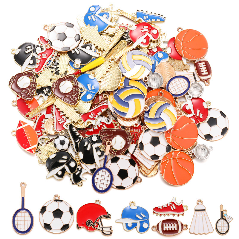 High Gloss Enamel Alloy Metal Charms Wholesale DIY Jewelry Findings