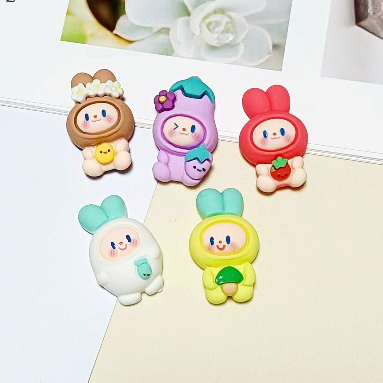 Cartoon Resin Charms Wholesale, Cute DIY Craft Accessories for Handmade Projects