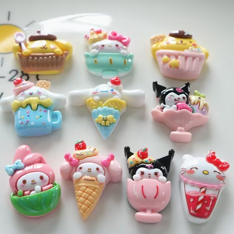 Cartoon Resin Embellishments Wholesale, Versatile DIY Craft Parts