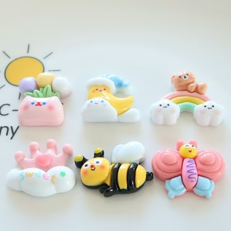 Wholesale Cartoon Resin Small Charms, Bulk DIY Craft Embellishments