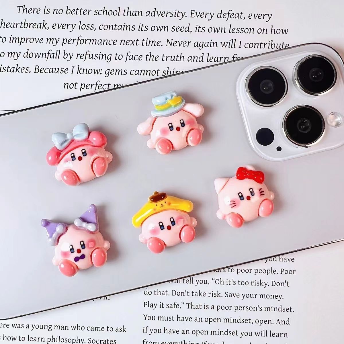 Bulk Wholesale Cartoon Resin Craft Charms for DIY Handicraft Making