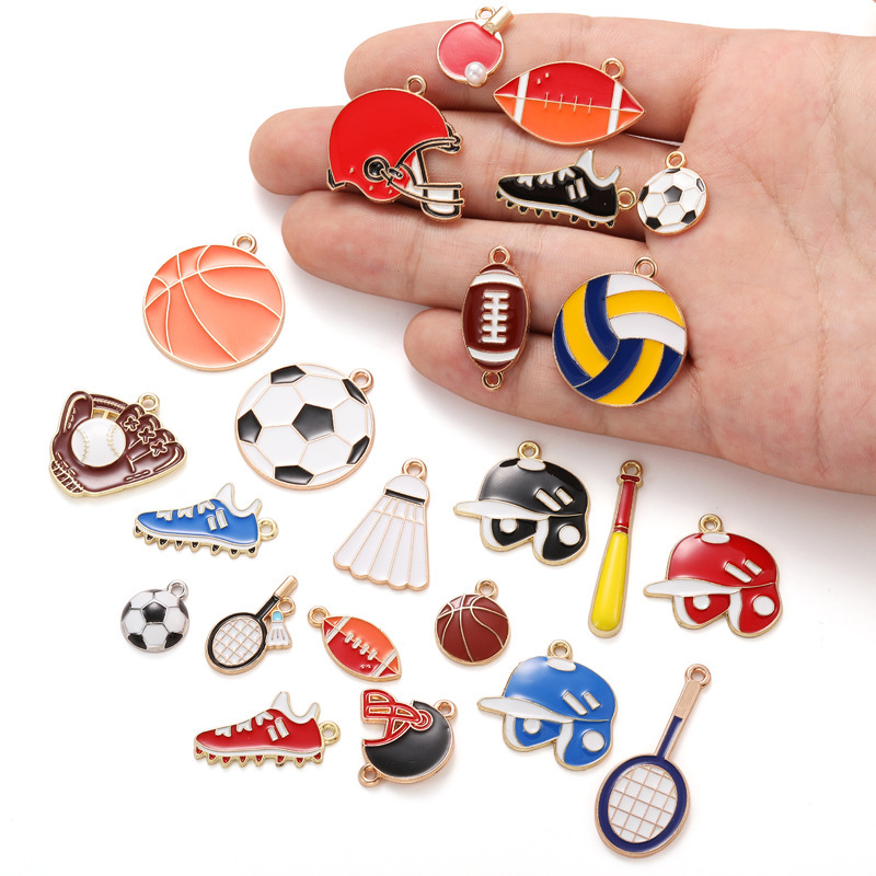 High Gloss Enamel Alloy Metal Charms Wholesale DIY Jewelry Findings