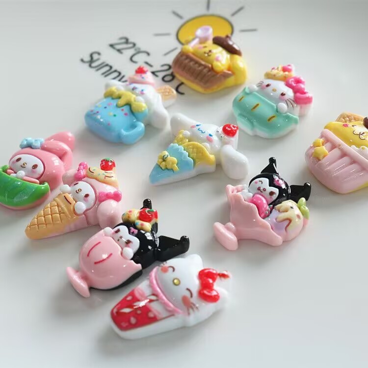 Cartoon Resin Embellishments Wholesale, Versatile DIY Craft Parts