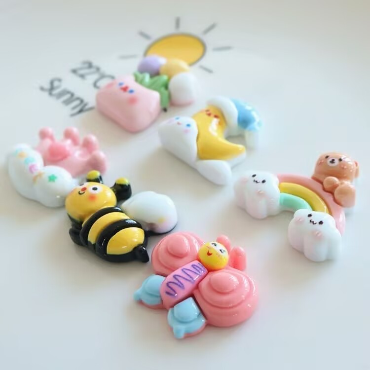 Wholesale Cartoon Resin Small Charms, Bulk DIY Craft Embellishments