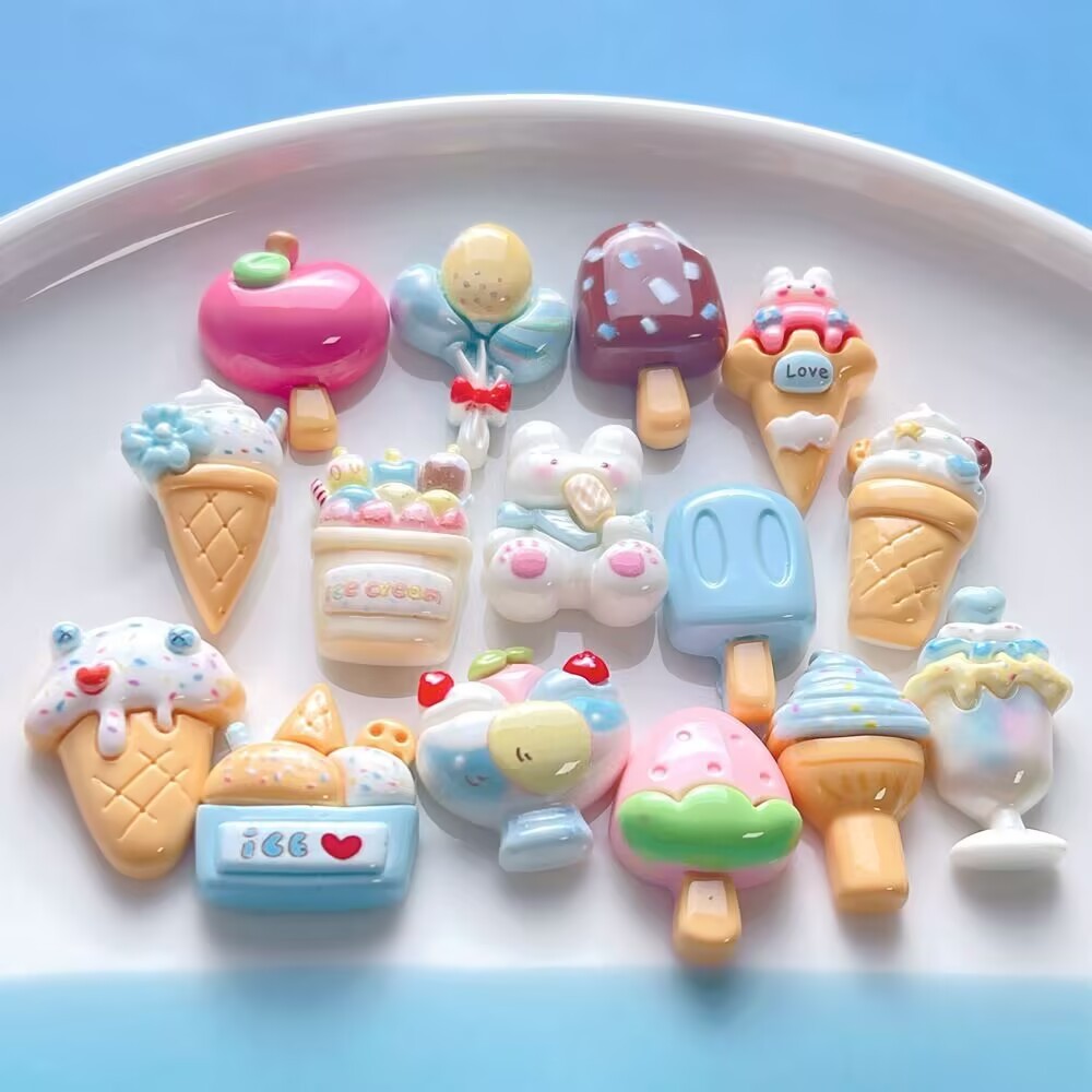 Bulk Resin Cartoon Craft Parts Wholesale Cute DIY Handcraft Accessories