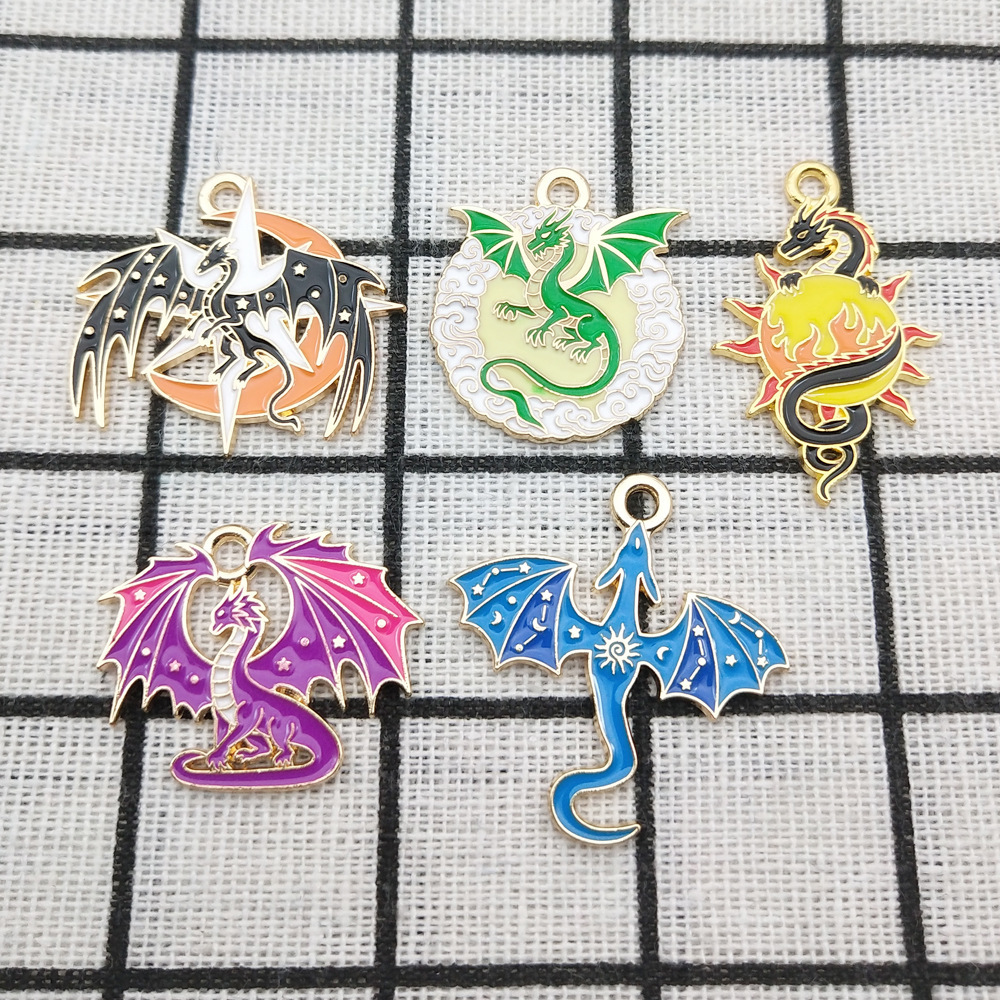 Enamel Alloy Charms Wholesale, DIY Metal Pendants for Handmade Jewelry Making