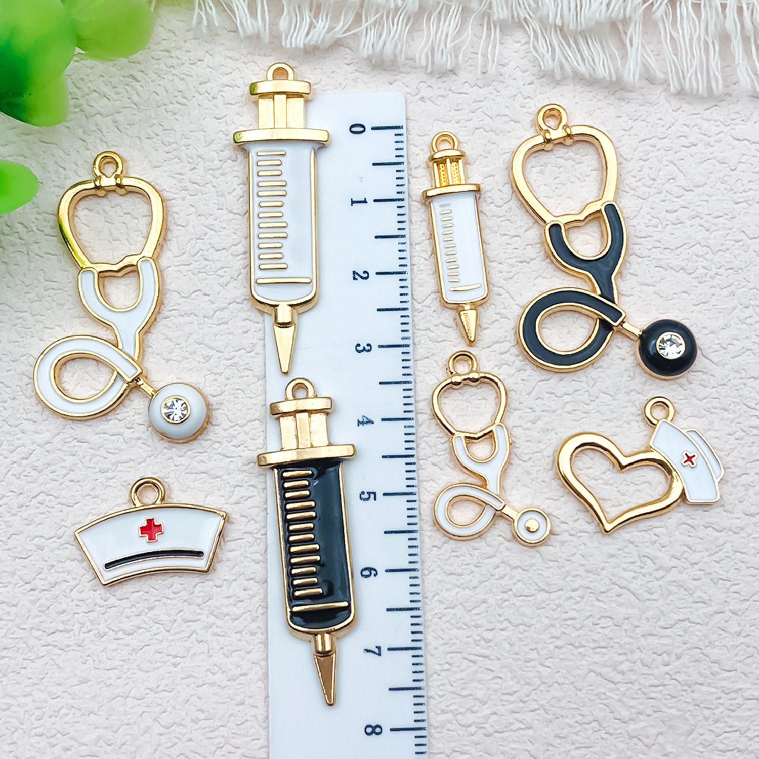 Assorted Enamel Alloy Charms Bulk, Wholesale Metal Pendant Accessories