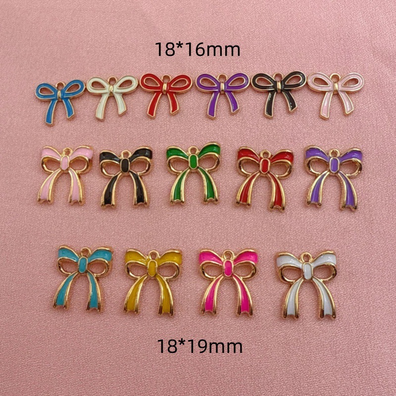 Wholesale Multi-Color Enamel Alloy Pendants for Handmade Bracelets Necklaces