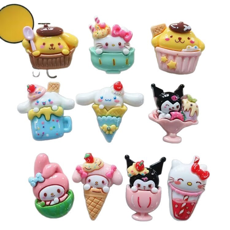 Cartoon Resin Embellishments Wholesale, Versatile DIY Craft Parts