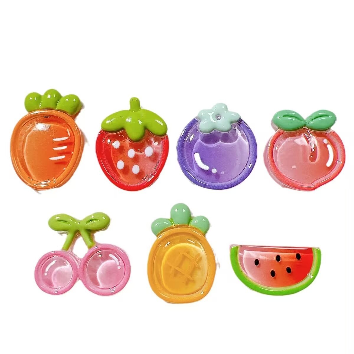 Multi-Style Cartoon Resin Trinkets Bulk Wholesale DIY Craft Supplies
