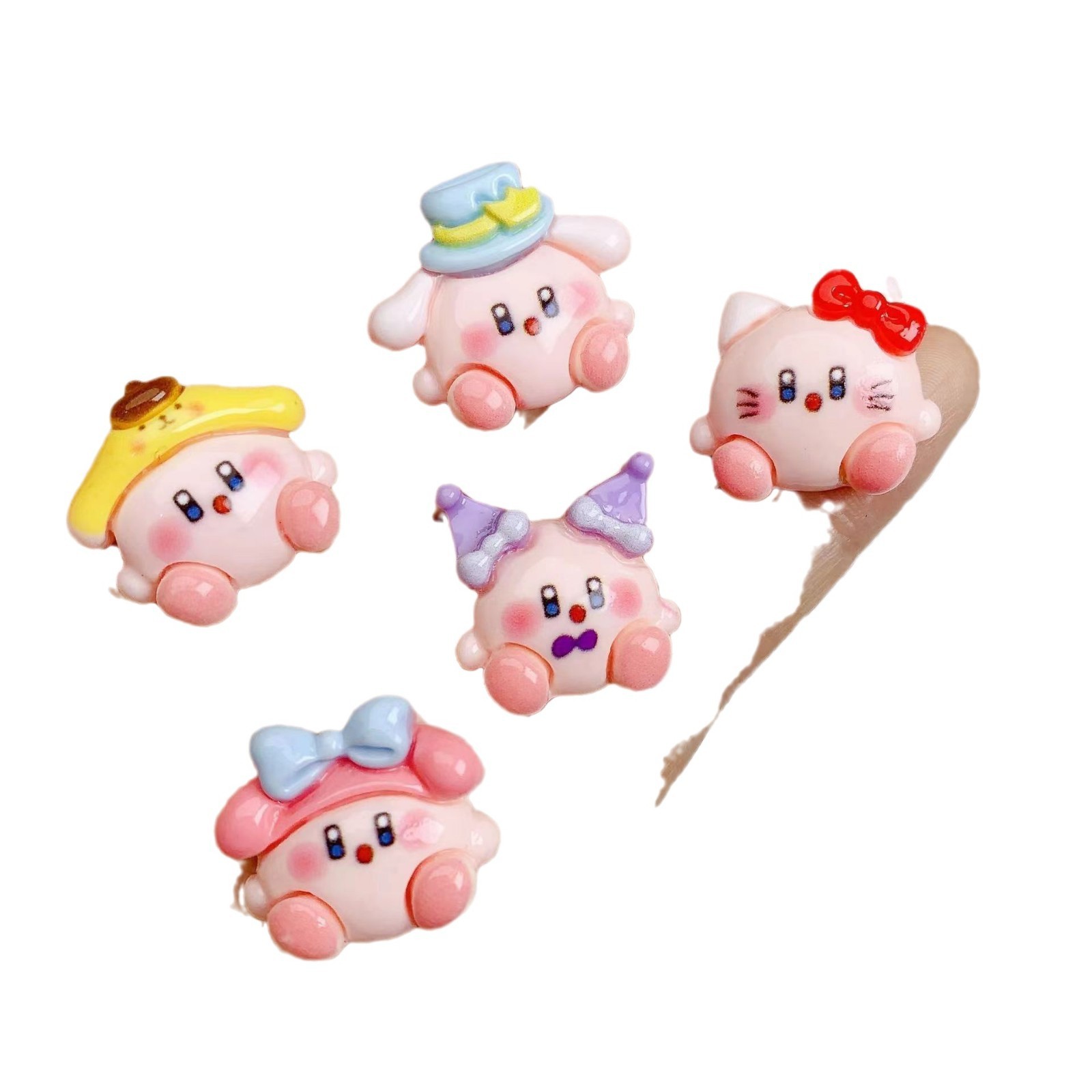 Bulk Wholesale Cartoon Resin Craft Charms for DIY Handicraft Making