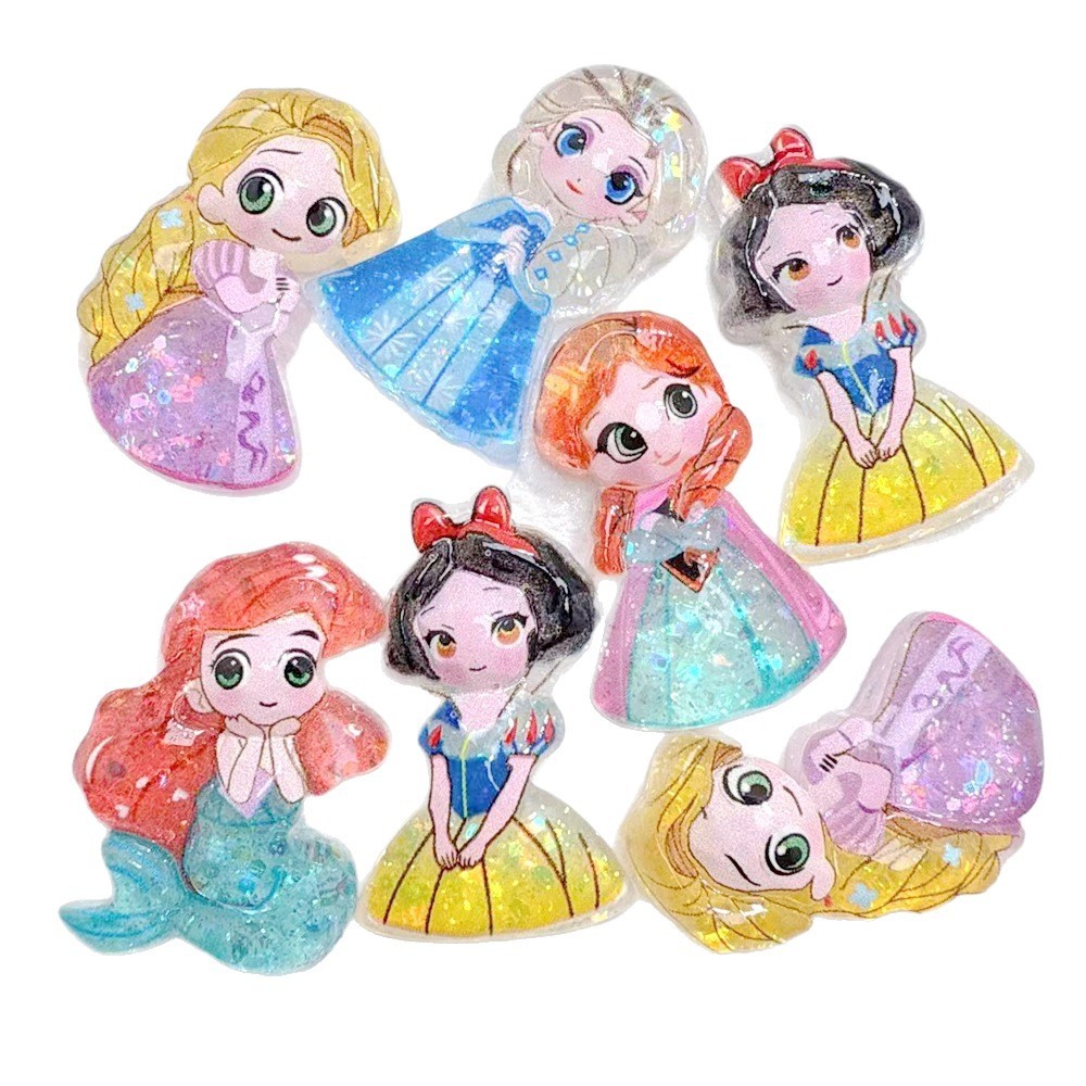 Smooth Surface Cartoon Resin DIY Parts Bulk Wholesale Craft Ornaments