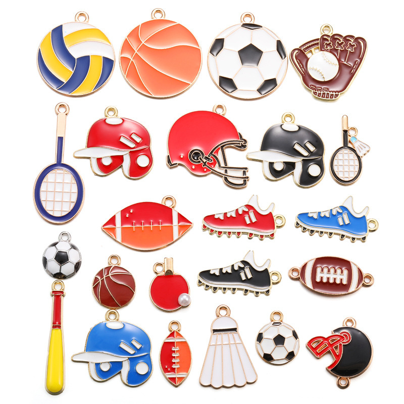 High Gloss Enamel Alloy Metal Charms Wholesale DIY Jewelry Findings