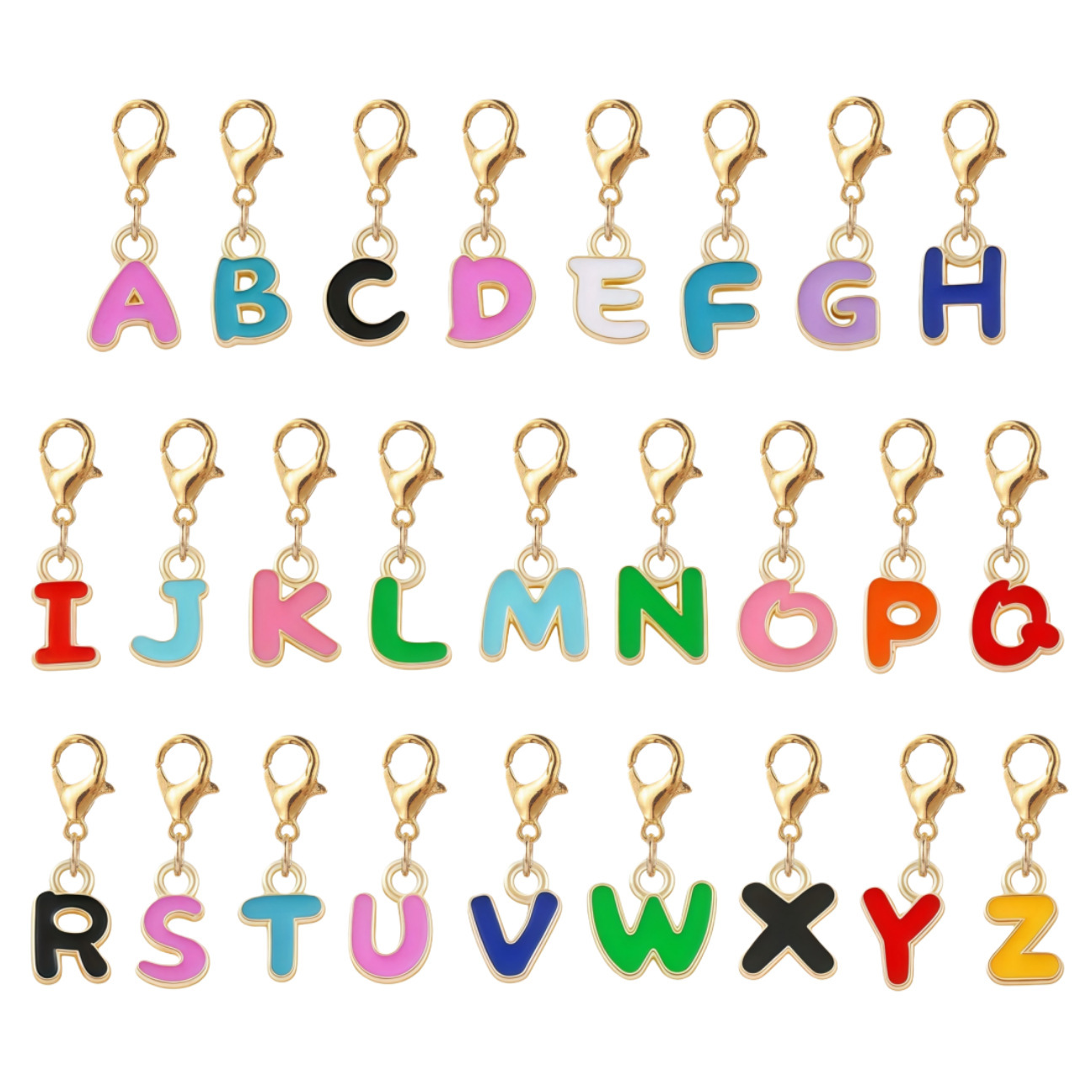 Bulk DIY Keychain Pendants Wholesale, Multi-Style Hanging Ornaments for Craft Making