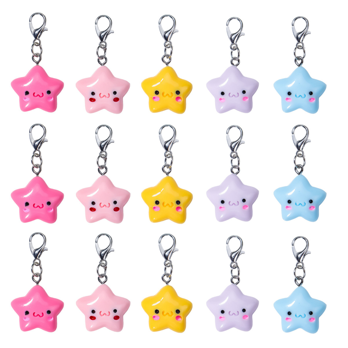 DIY Blank Keychain Hanging Charms Wholesale Custom Handmade Key Ring Accessories