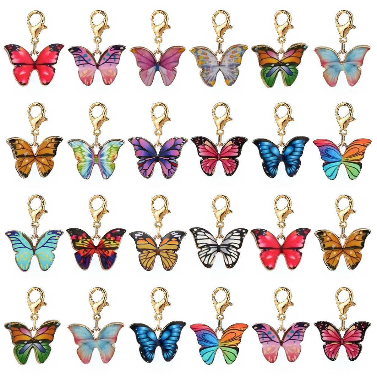Lightweight DIY Hanging Keychain Pendants Bulk Wholesale Backpack Decor Parts