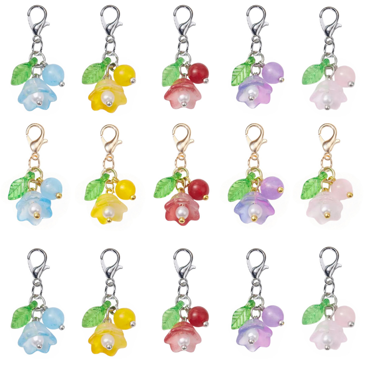 Wholesale Mini DIY Hanging Charms Keychains Tiny Handmade Decor Components